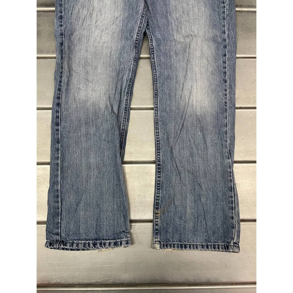 Levis 514 Jeans Mens‎ 38X32 Blue Medium Wash Denim Slim Straight 100% Cotton